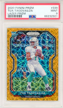 Tua Tagovailoa 2020 Panini Prizm Orange Lazer Prizm Rookie Card #339 (PSA Mint 9)