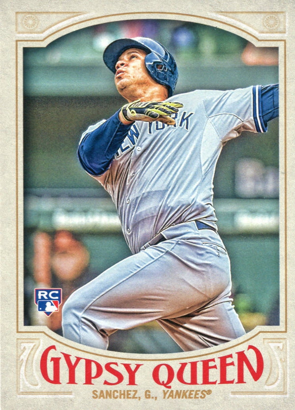 Gary Sanchez 2016 Topps Gypsy Queen Rookie Card