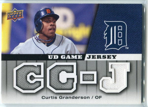 Curtis Granderson 2009 Upper Deck Game Jersey Card