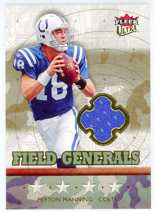 Peyton Manning 2007 Fleer Ultra Field Generals Patch Card #FG-PM