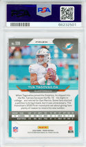 Tua Tagovailoa 2020 Panini Prizm Orange Lazer Prizm Rookie Card #339 (PSA Mint 9)