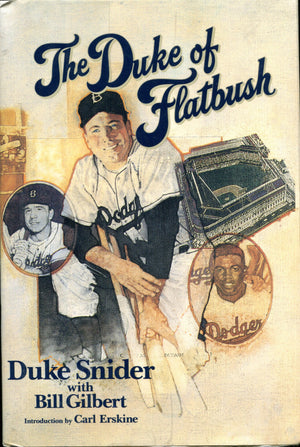 Duke Snider The Duke Of Flatbush Signed Book (JSA)