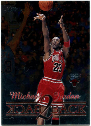 Michael Jordan Topps Chrome Back 2 Back
