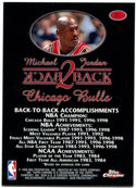 Michael Jordan Topps Chrome Back 2 Back