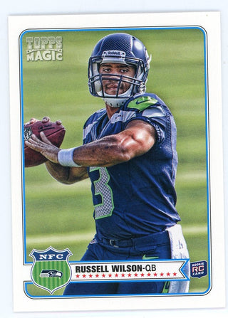 Russell Wilson 2012 Topps Magic Mini Rookie Card #181