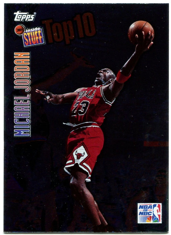 Michael Jordan Topps Inside Stuff Top 10