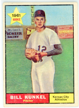Bill Kunkel 1961 Topps Card #322
