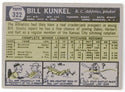 Bill Kunkel 1961 Topps Card #322