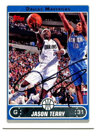 Jason Terry Topps 2006 Auto