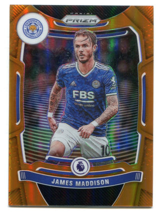 James Maddison 2021-22 Panini Premier League Orange Prizm #22 Card /25