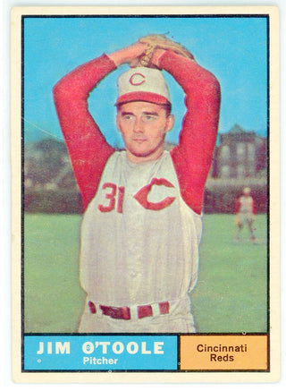 Jim O'Toole 1961 Topps Card #328