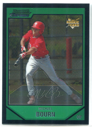 Michael Bourn 2007 Bowman Chrome Rookie Card