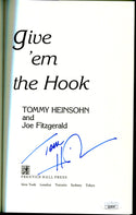 Tommy Heinsohn Autographed Book "Give 'Em The Hook" (JSA)