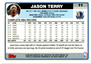 Jason Terry Topps 2006 Auto