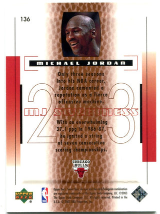 MJ Sweetness Michael Jordan Upper Deck Sweet Shot 266/799