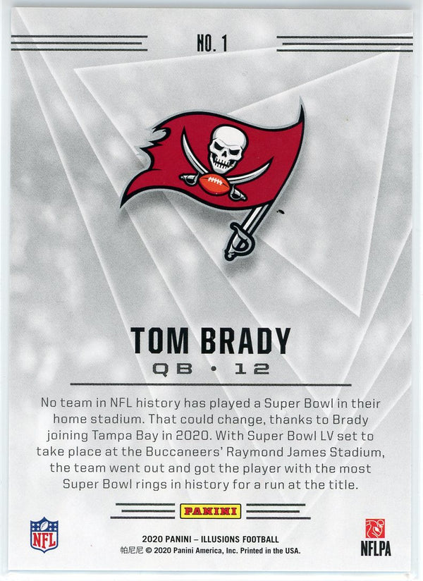 Tom Brady 2020 Panini Illusions Card #1