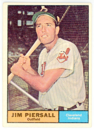 Jim Piersall 1961 Topps Card #345