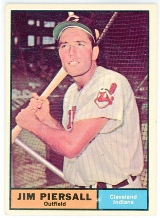 Jim Piersall 1961 Topps Card #345