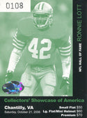 Ronnie Lott 1st Day Cover Envelope (JSA)