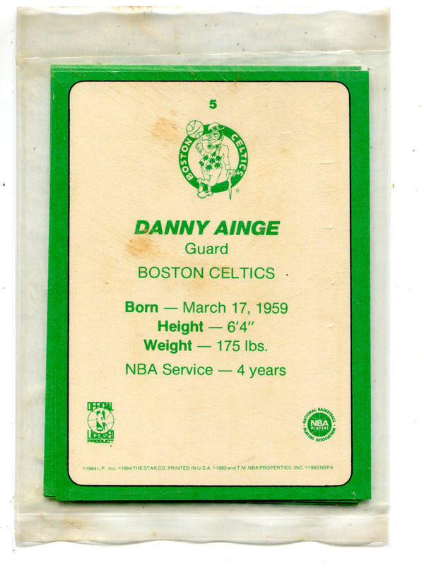 1984-85 Star 5x7 Boston Celtics Complete Team Set Original Bag Larry Bird, Ainge