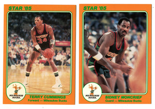 1985-86 Star Milwaukee Bucks Team Super Complete set #MB1-MB5