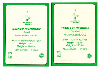1985-86 Star Milwaukee Bucks Team Super Complete set #MB1-MB5