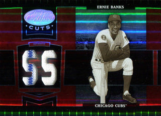 Ernie Banks 2004 Leaf Certified Jersey Card