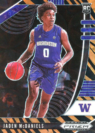 Jaden McDaniels 2020 Panini Prizm Rookie Card