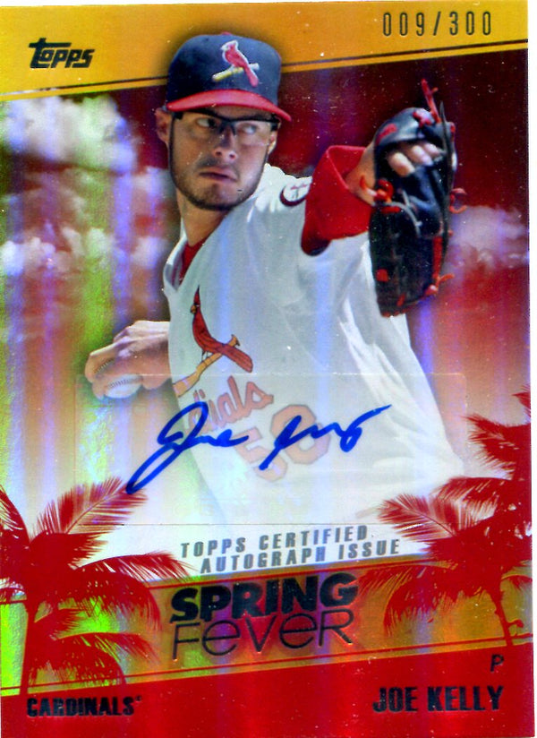Joe Kelly 2014 Topps Spring Fever Autographed Card #9/300