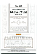 Ted Kluszewski Panini National Treasures Bat Card 2014 04/99