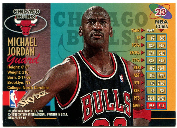 Michael Jordan Metal Universe 1998