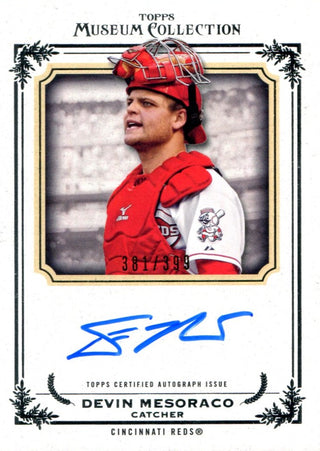 Devin Mesoraco Autographed 2013 Topps Museum Collection Card