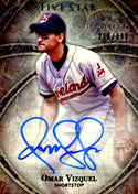 Omar Vizquel 2014 Topps Five Star Autographed Card #268/499