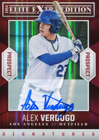 Alex Verdugo Autographed 2014 Elite Extra Edition Rookie Card 78/499