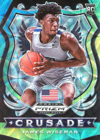 James Wiseman 2020 Panini Prizm Rookie Card