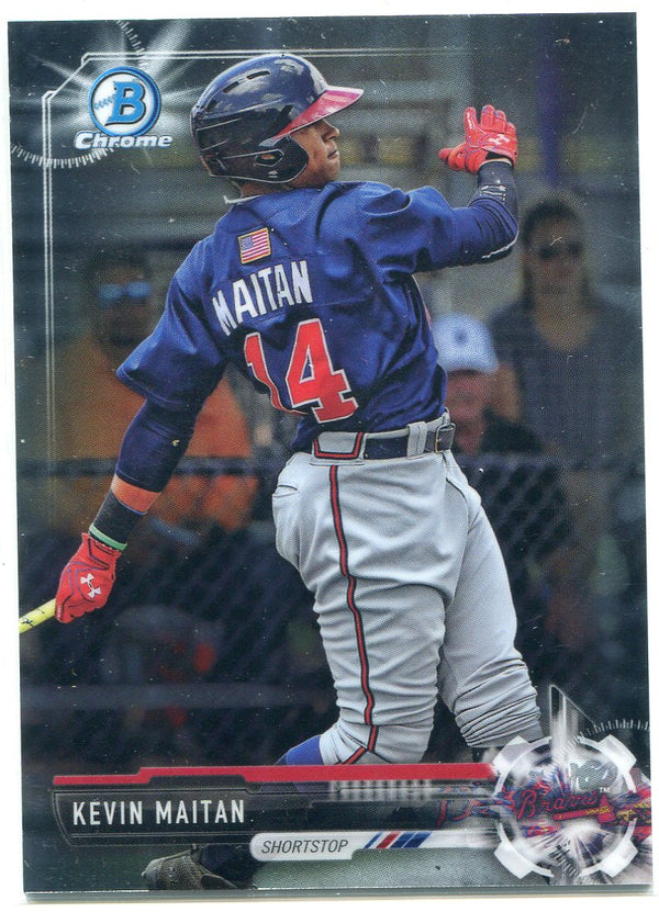 Kevin Maitan 2017 Bowman Chrome Rookie Card