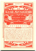 Luis Aparicio Panini Golden Age 2012 Authentic Jersey Card