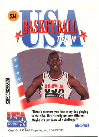 Michael Jordan Skybox Barcelona 1992 USA Basketball