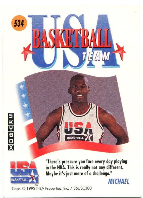 Michael Jordan Skybox Barcelona 1992 USA Basketball
