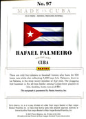 Rafael Palmeiro 2014 National Treasures Autographed Card #6/25