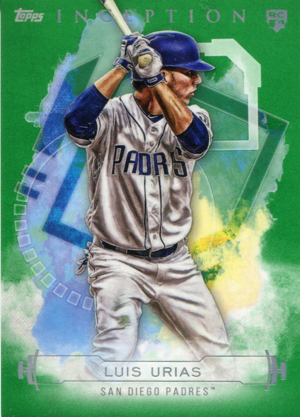 Luis Urias 2019 Topps Inception Green Parallel Rookie Card