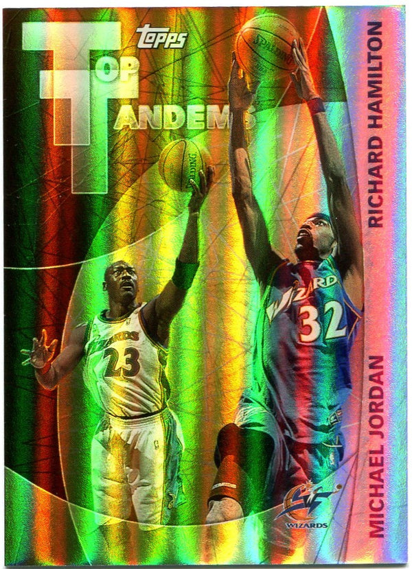Michael Jordan Richard Hamilton Topps Top Tandems 2002