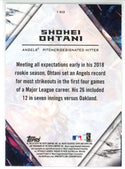 Shohei Ohtani 2018 Topps Fire Rookie Card #150