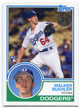 Walker Buehler 2018 Topps 1983 Insert Rookie Card