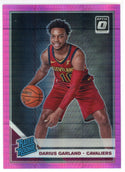 Darius Garland 2019-20 Panini Donruss Optic Pink Hyper Prizm Rookie Card #195