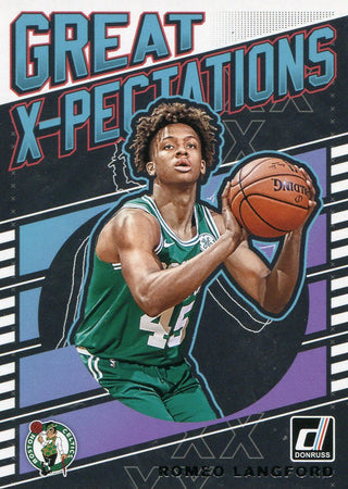 Romeo Langford 2019-20 Donruss Great X-Pectations Rookie Card