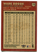 Wade Boggs Autographed 2000 Fleer Baseball Card