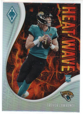 Trevor Lawrence 2021 Panini Phoenix Heat Wave Rookie Card #13