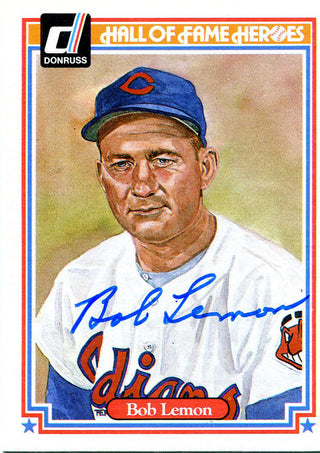 Bob Lemon Autographed 1983 Donruss Card