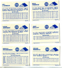 1990-91 Star Company Detroit Pistons Complete Set #1-14